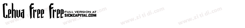 Cehua Free Free字体转换